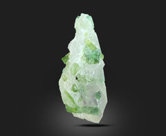 Green Tourmaline on Matrix with Quartz Specimens from Pakistan – 68 g | 6 Pieces