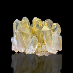Iron Oxide Quartz Cluster on Matrix from Pakistan