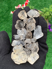 Petroleum Quartz & Diamond Quartz Crystals from Pakistan – 19 Piece Mineral Lot