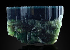Blue Cap Tourmaline Crystals from Afghanistan – 9 Piece Crystal Lot