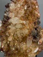 Iron oxide quartz Cluster on matrix from Pakistan