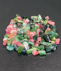 Mixed Color Tourmaline Rough Specimen Lot from Afghanistan – 62 g