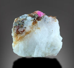 Garnet Vesuvianite Epidote Calcite Ruby Brucite Fluorite Mixed Mineral Lot – 7 Pieces