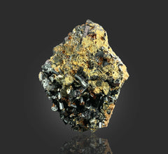 Natural Schorl Tourmaline Cluster on Matrix from Skardu, Pakistan