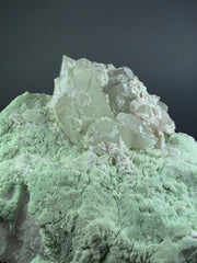 Kunzite with Quartz on Matrix from Afghanistan