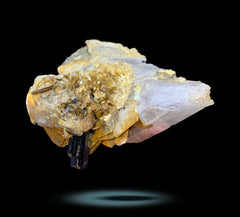 Schorl Tourmaline with Smoky Quartz and Muscovite Mica from Skardu, Pakistan