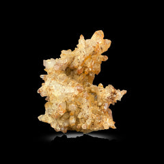 Natural Iron Coated Quartz Crystals Cluster from Pakistan
