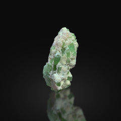 Green Tourmaline Crystals on Matrix from Afghanistan