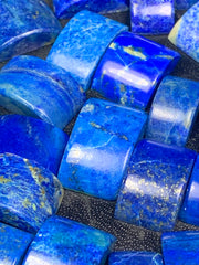 Lapis Lazuli Polished Beads from Afghanistan