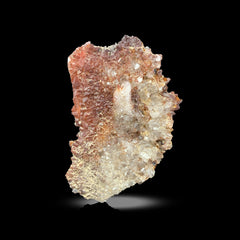 Iron Coated Quartz Cluster on Matrix from Pakistan