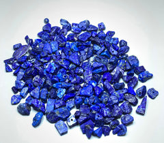 Drilled Lapis Lazuli Rough from Afghanistan – 250 g Jewelry Making Lot