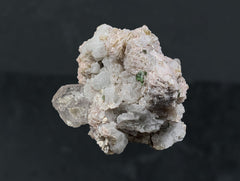Green Tourmaline with Quartz and Lepidolite Mica from Afghanistan – 74 g