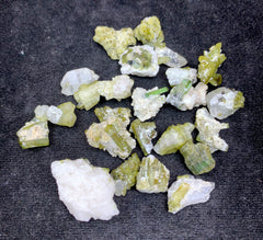 Green Tourmaline Crystals on Matrix from Afghanistan | 26 g