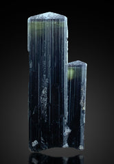 Green Cap Tourmaline Crystals from Pakistan – 10 Piece 20 g Crystal Lot