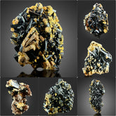 Natural Black Tourmaline on Matrix from Skardu, Pakistan