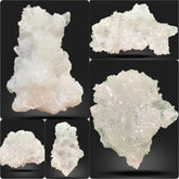 Etched Pollucite Crystals from Afghanistan – 239 g | 5 Pieces