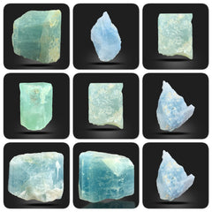Aquamarine Specimen Lot from Pakistan – 115 g | 7 Pieces