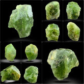 Green Diopside Crystals Lot from Afghanistan