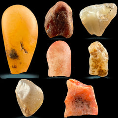 Natural Agate Quartz Rough from Pakistan