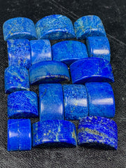 Polished Lapis Lazuli Beads Lot from Afghanistan – 40 g