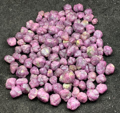 Rough Ruby Crystal Parcel from Afghanistan – Pink Corundum Mineral