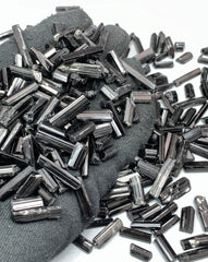 Black Tourmaline Crystals from Pakistan – 330 g Mineral Lot
