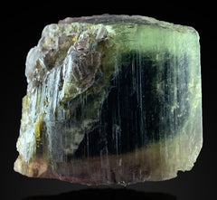 Blue Green Pink Cap Tourmaline Crystal Lot – 7 Color-Zoned Specimens
