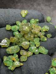 Peridot Rough, Faceting Grade from Mansehra, Pakistan