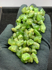 Rough Peridot Crystals from Mansehra, Pakistan