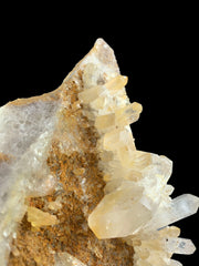 Natural Iron Coated Quartz on Matrix from Pakistan