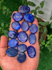 Lapis Lazuli Cabs from Afghanistan – 7 g Blue Cabochon Lot