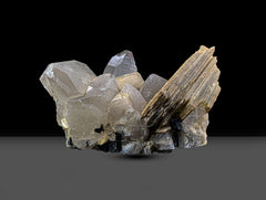 Aquamarine combined with Quartz and Muscovite Mica, Lot of 2