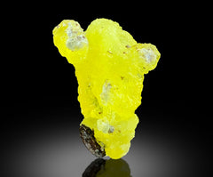 Yellow Brucite Crystals Lot from Baluchistan, Pakistan – 33 g | Lot of 8