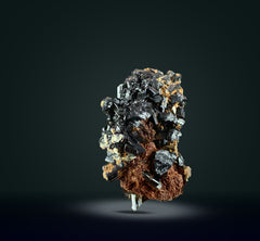 Schorl Tourmaline Cluster on Matrix from Skardu, Pakistan