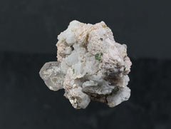 Green Tourmaline with Quartz and Lepidolite Mica from Afghanistan – 74 g