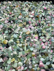 Pink & Green Tourmaline Crystals from Afghanistan – 410 g Mineral Lot