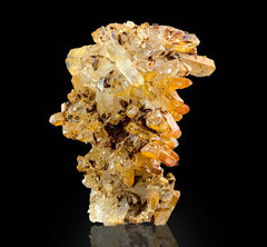 Iron Coated Quartz Crystals Lot from Pakistan – 317 g | Lot of 7