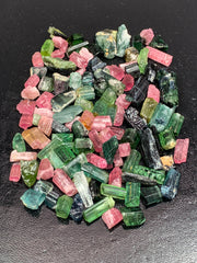 Mixed Color Tourmaline Rough Specimen Lot from Afghanistan – 62 g