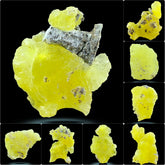 Yellow Brucite Crystals Specimen from Baluchistan, Pakistan