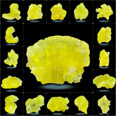 Yellow Brucite Crystal Specimens from Baluchistan, Pakistan