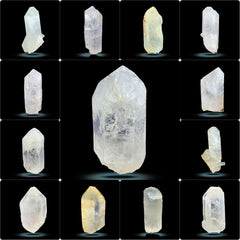 Clear Quartz Crystals Lot from Pakistan