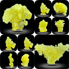 Yellow Brucite Crystals from Baluchistan, Pakistan