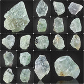 Etched Fluorite Crystals Lot from Skardu, Pakistan