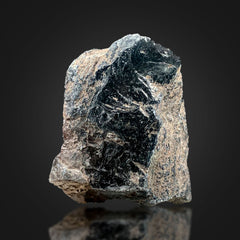 Black Rutile Quartz Crystal from Zagi Mountain, Pakistan