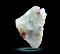 Ruby Crystals with Pyrite and Mica on Matrix from Afghanistan