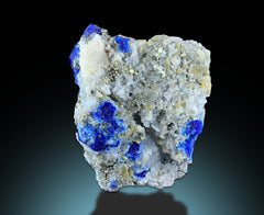 Natural Lazurite Crystal on Matrix from Afghanistan – 7 Piece Mineral Lot