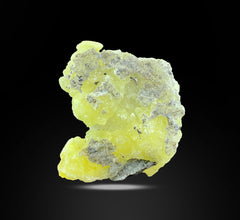 Yellow Brucite Crystals from Baluchistan, Pakistan