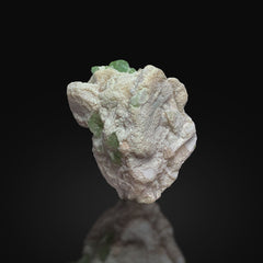 Green Tourmaline Crystals on Matrix from Afghanistan