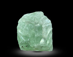 Etched Green Fluorite Crystals with Schorl Lot from Skardu