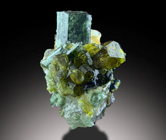 Epidote with Vesuvianite Specimens from Pakistan – Crystal Mineral Lot